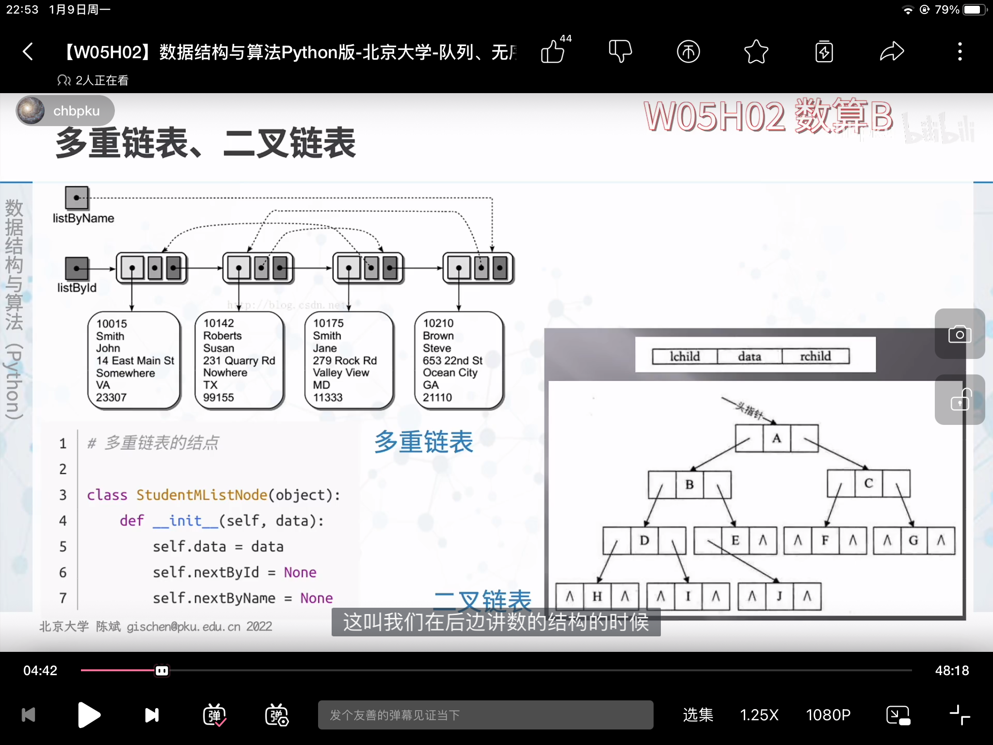 多重链表_二叉链表